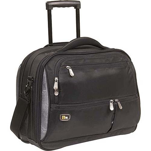 Case Logic Executive Nylon Rolling Laptop Case 15.4"