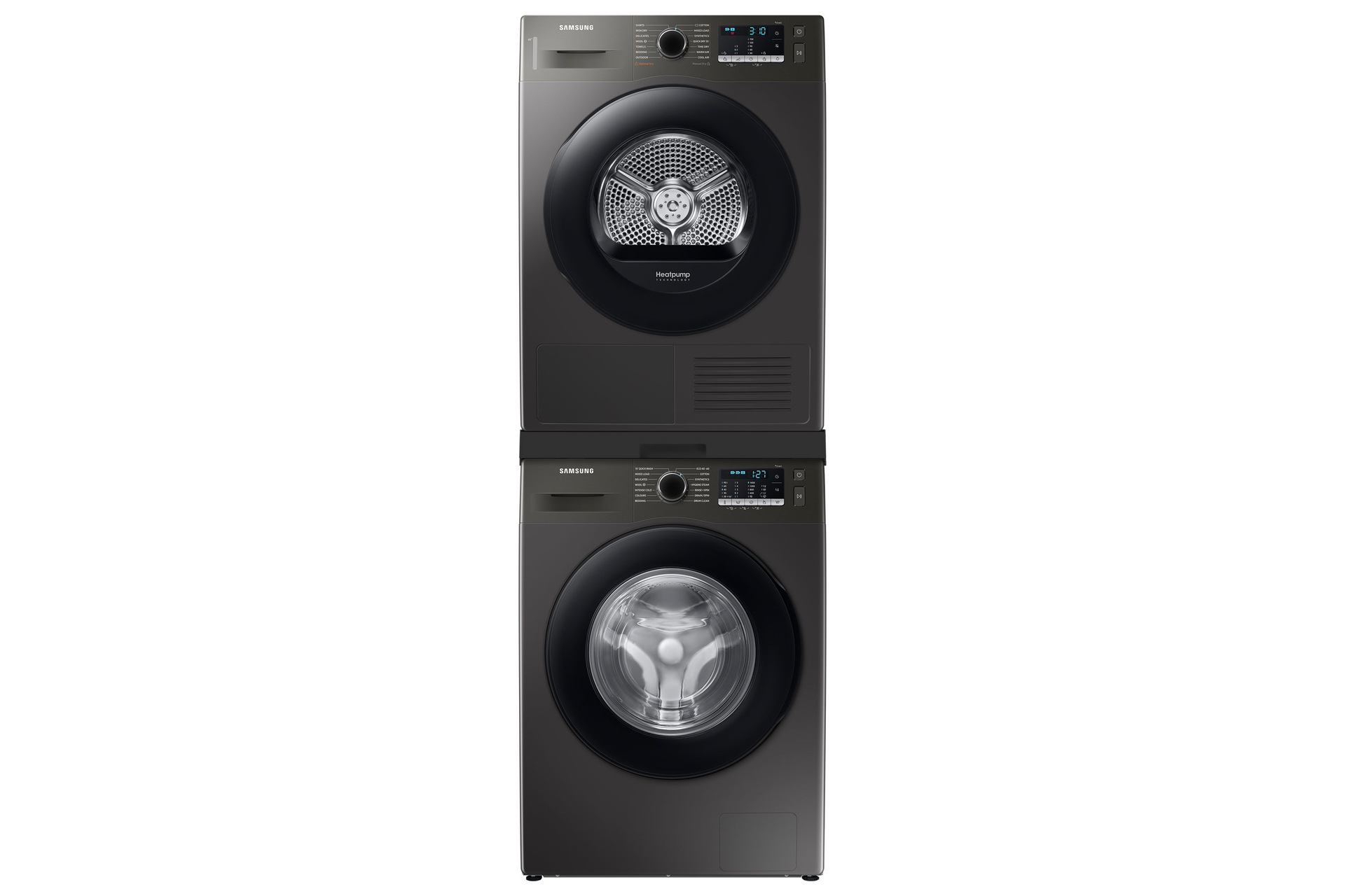 Samsung Series 5 WW90TA046AX/EU ecobubble™ Washing Machine & DV90TA040AX/EU, Heat Pump Tumble Dryer – image 2