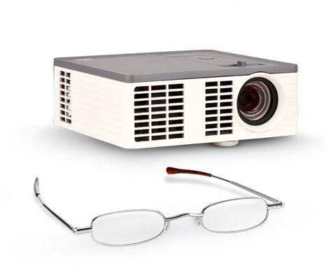 3M MP410 Standard throw projector 300 ANSI lumens WXGA (1280x800) Grey, White – image 2