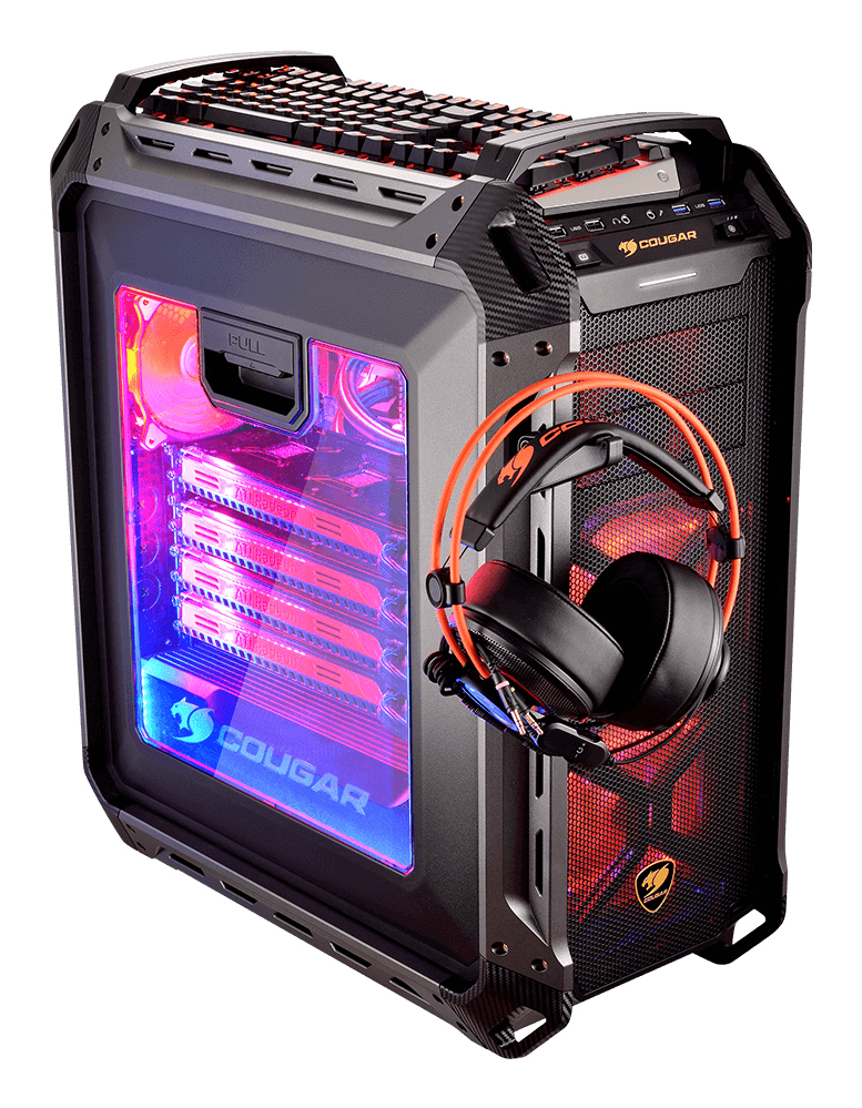 COUGAR Full Tower Case, Panzer Max, Black – image 9
