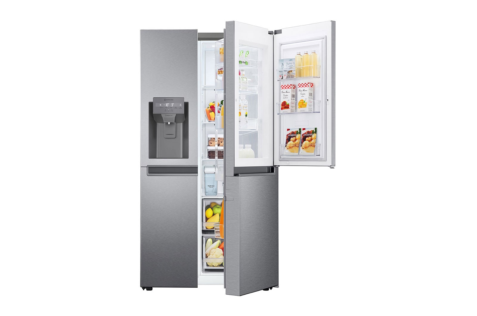 LG GSJV31DSXE side-by-side refrigerator Freestanding – image 3