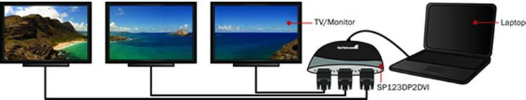StarTech.com SP123DP DisplayPort 3x DisplayPort – image 6