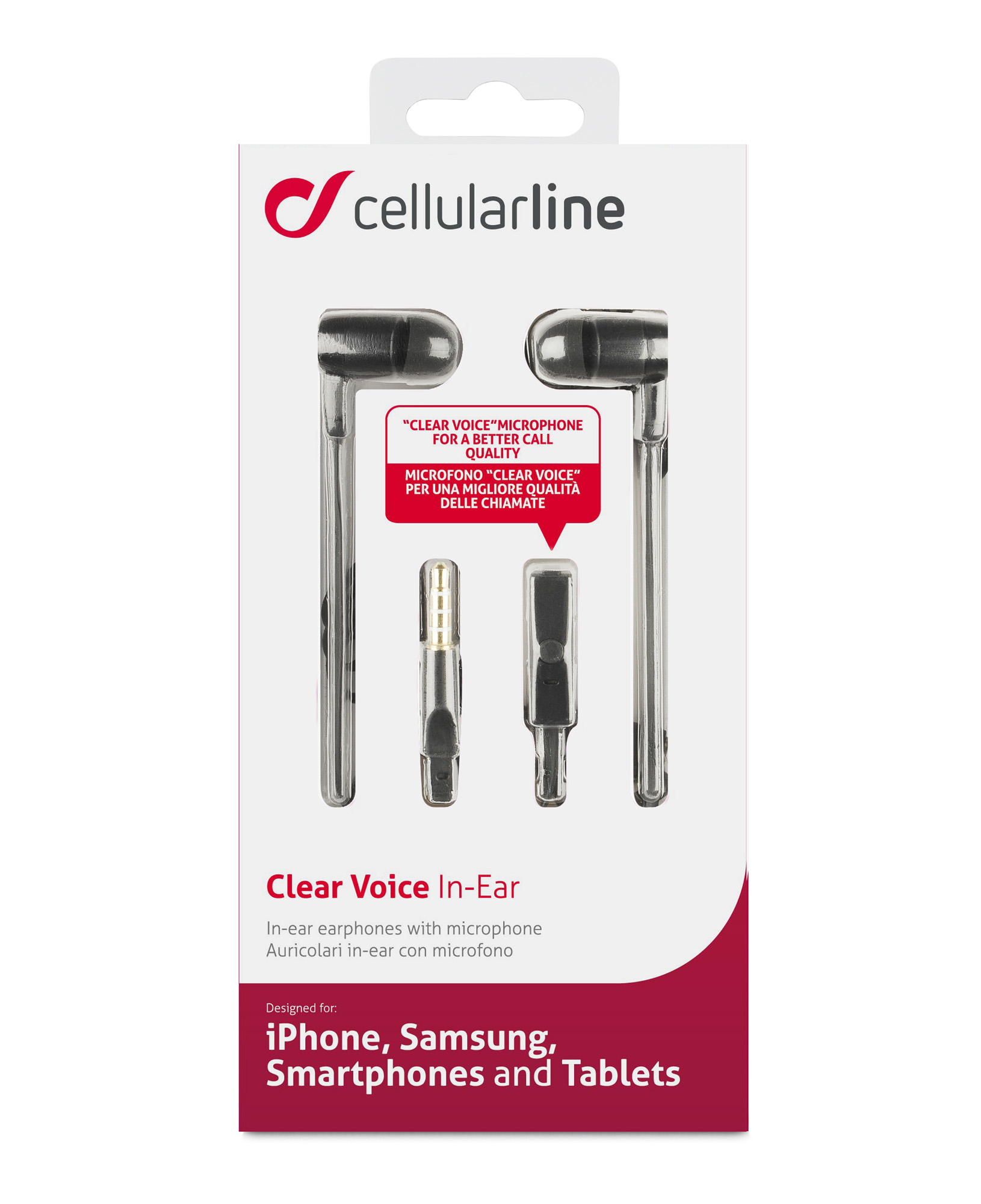 Cellularline Clear Voice Stereo In Ear - Universal – image 3