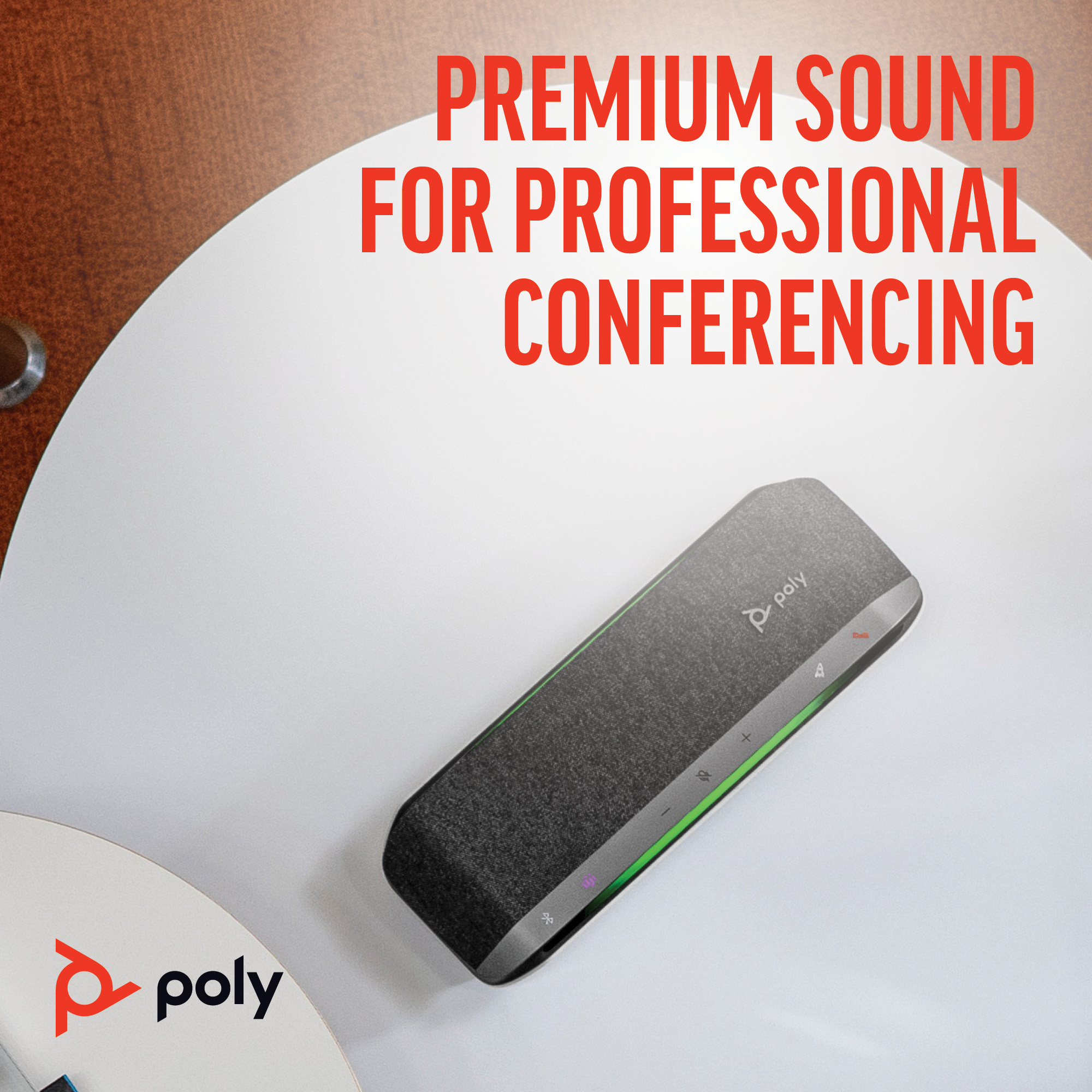 HP Poly Sync 40+ Microsoft Teams Certified USB-A USB-C Speakerphone +BT700 USB-A Adapter. Product colour: Silver, Windows 