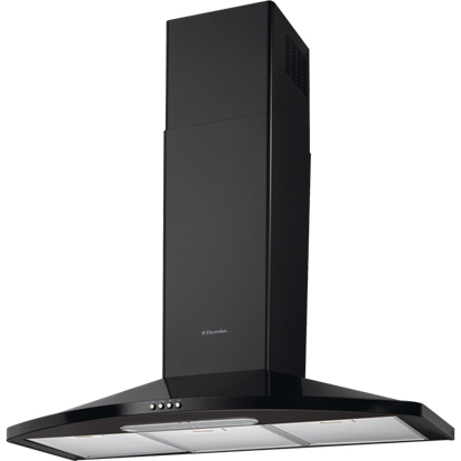 Electrolux EFC90400K cooker hood Wall-mounted Black 850 m³/h