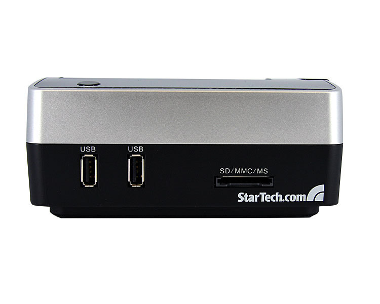 StarTech.com SATDOCKCRH laptop dock/port replicator Black, Silver – image 2
