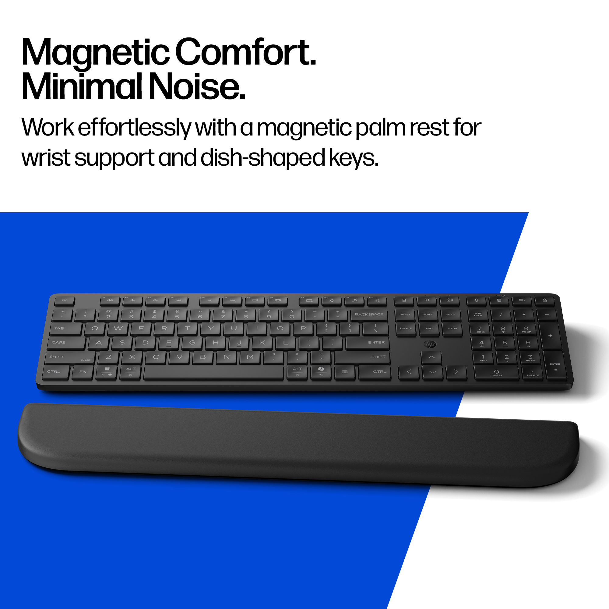 HP Multi-Device Dual-Mode Keyboard with Palm Rest 580K – image 8