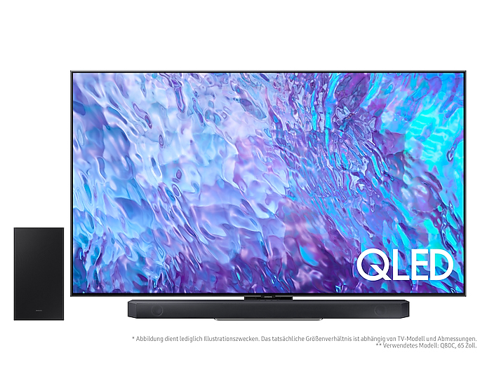 Samsung GQ98Q80C 2.49 m (98") 4K Ultra HD Smart TV Wi-Fi Silver – image 4