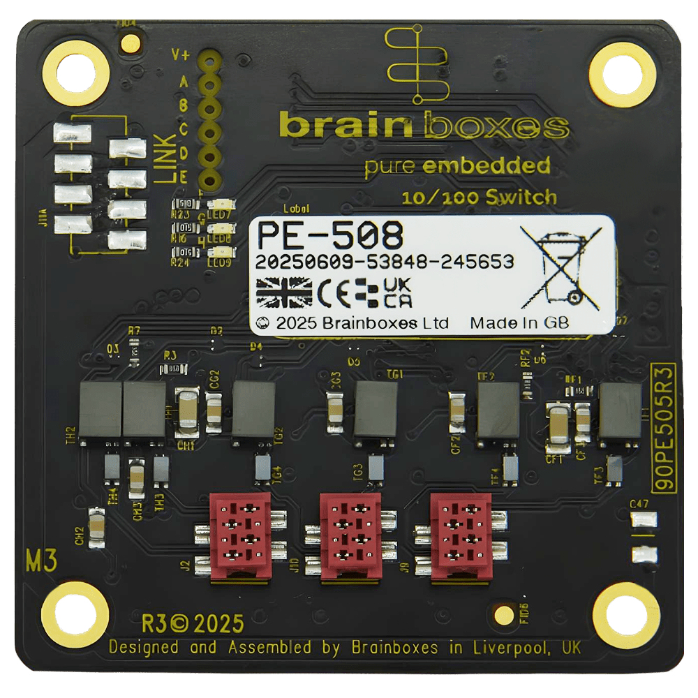 Brainboxes Pure Embedded 8 Port 10/100 Ethernet Switch Module – image 8