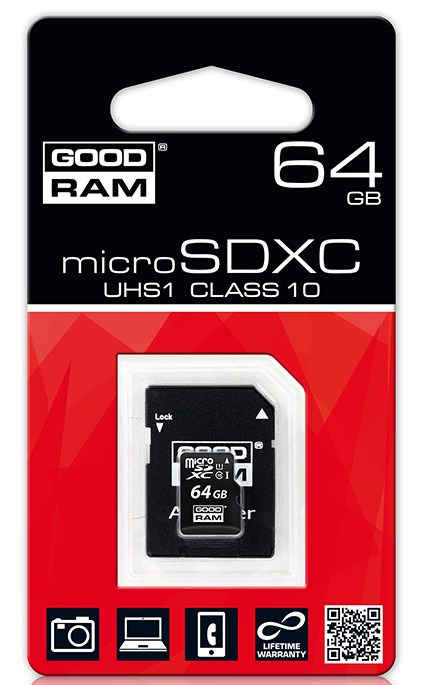 Goodram 64GB microSDXC Class 10 UHS I – image 2