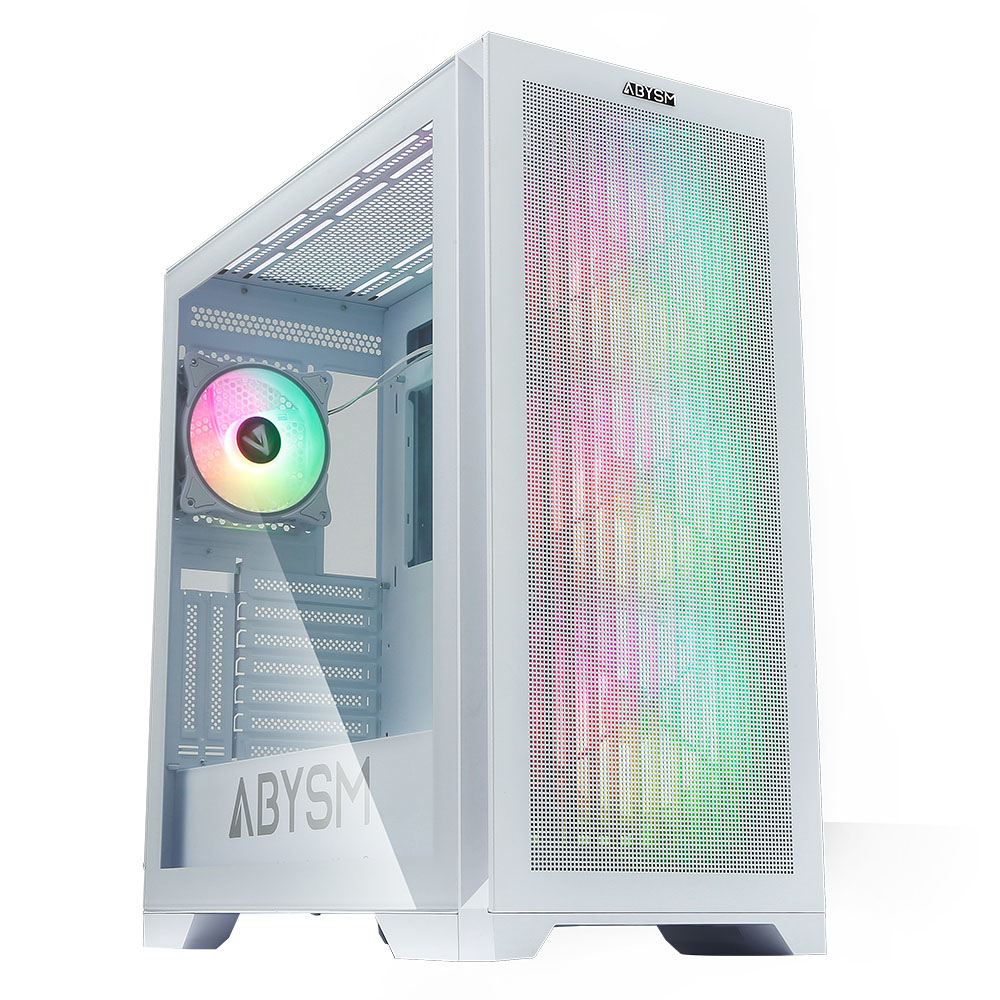Caja ABYSM Danube Mura BX300 White ARGB RGB Blanco