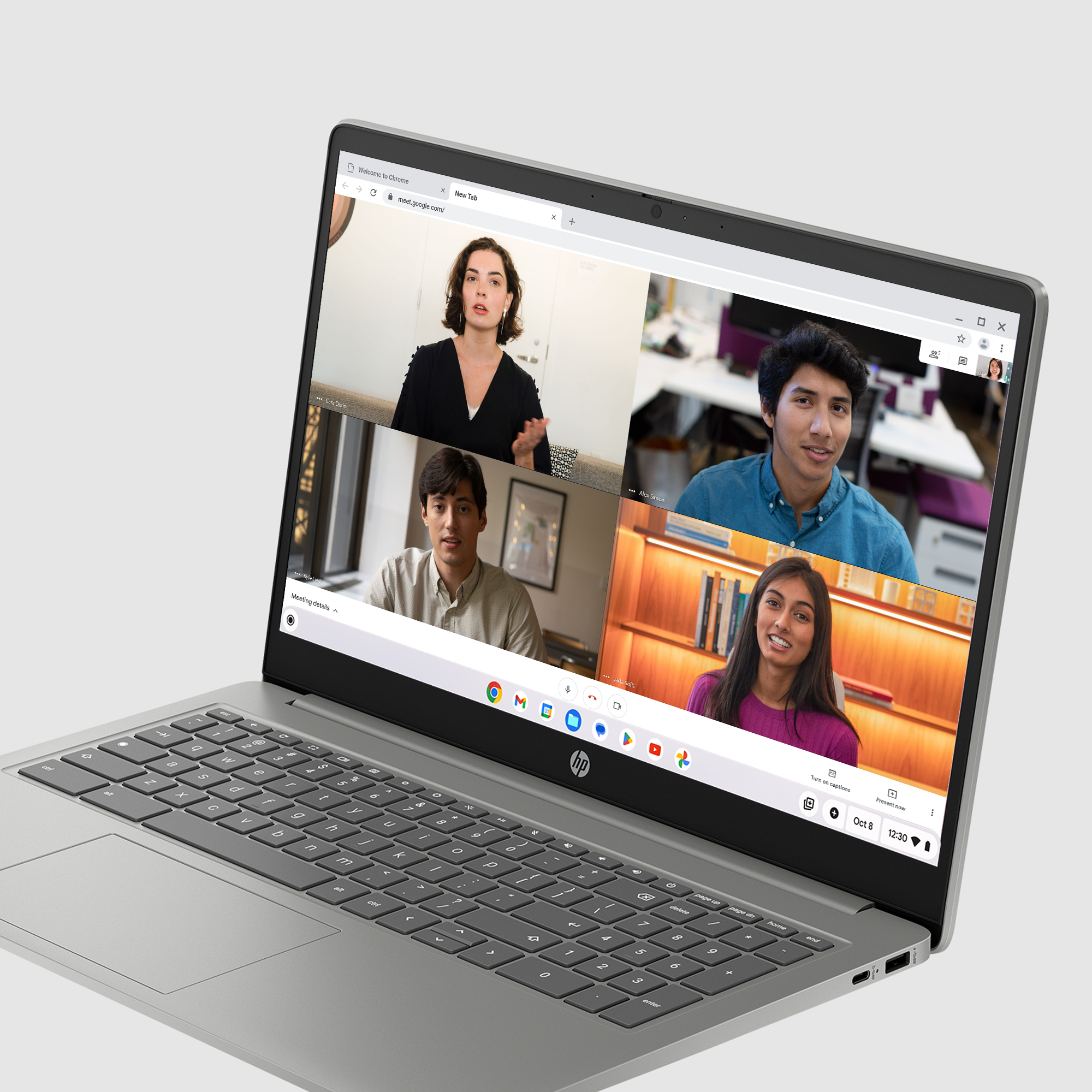 Portátil - HP Chromebook Plus 15a-nb0001ns, 15.6" Full HD, Intel® Core™ i3-N305, 8GB RAM, 256GB eMMC, UHD, Google ChromeOS - imagen 14