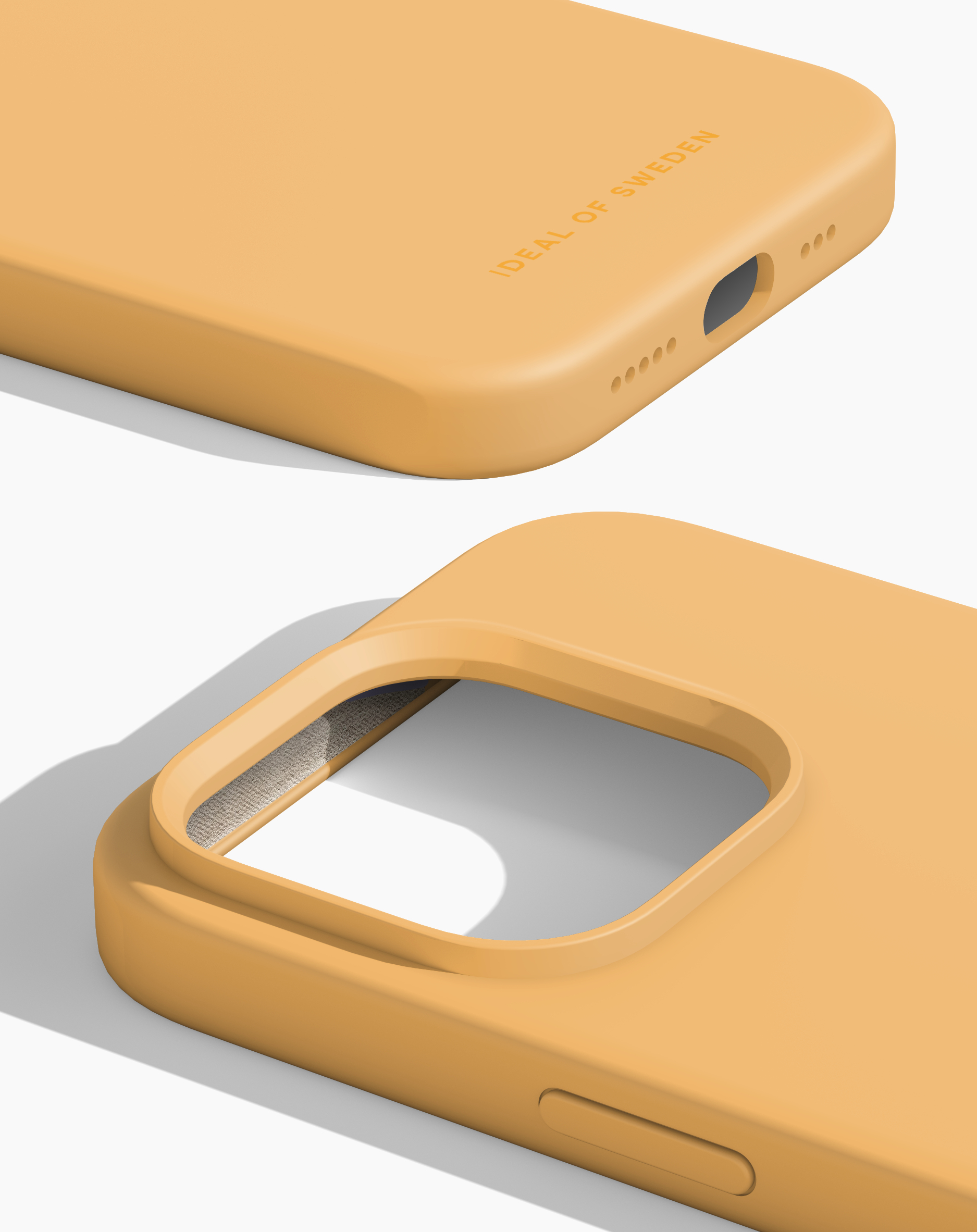 iDeal of Sweden Silicone Case iPhone 14PR Apricot – image 1