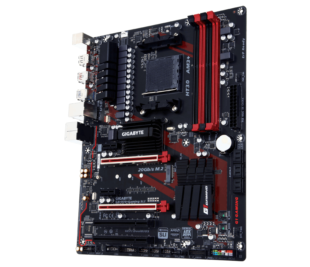 GIGABYTE 970 + SB950 CHIPSET MB – image 3