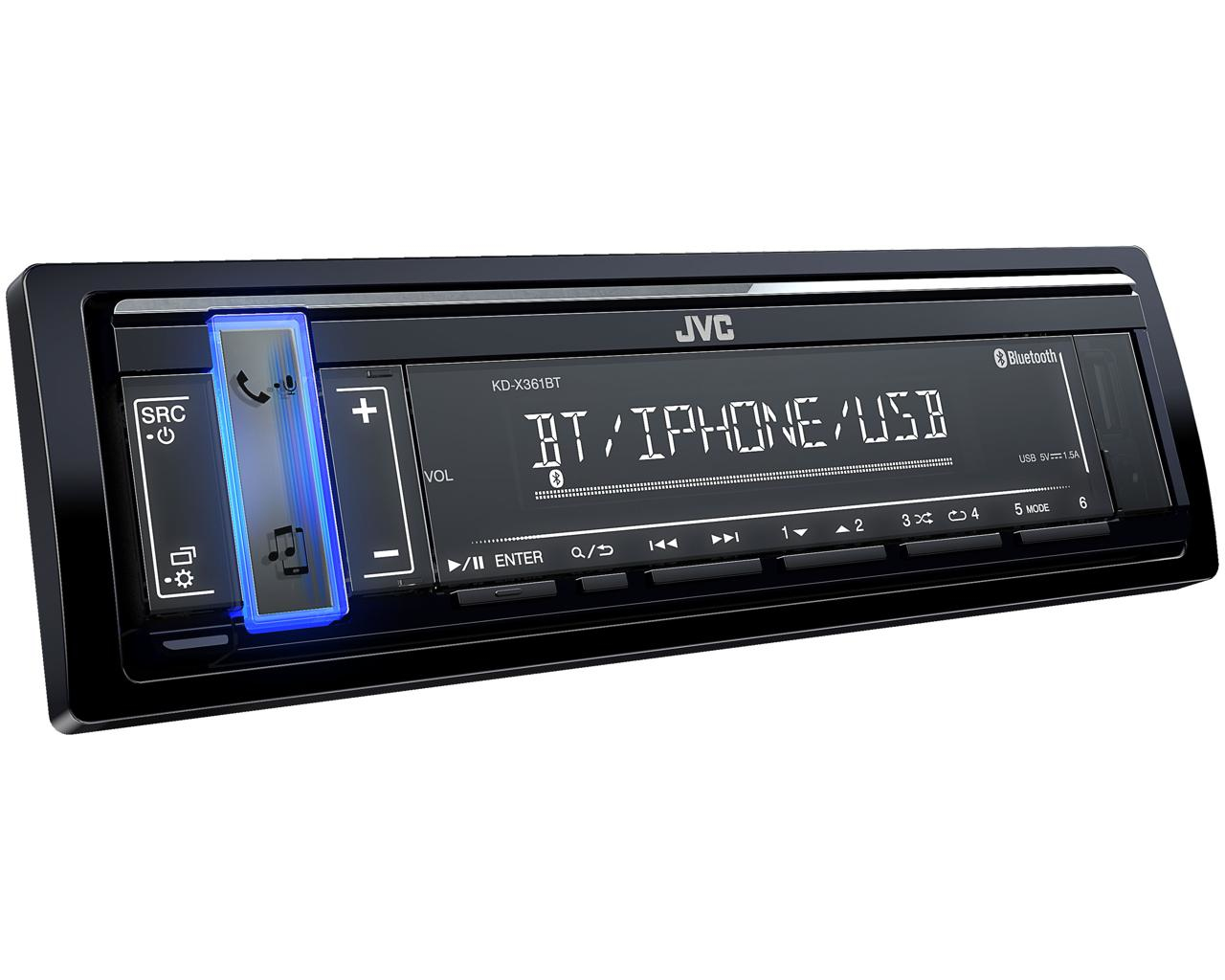 JVC KD-X361BT Black – image 2