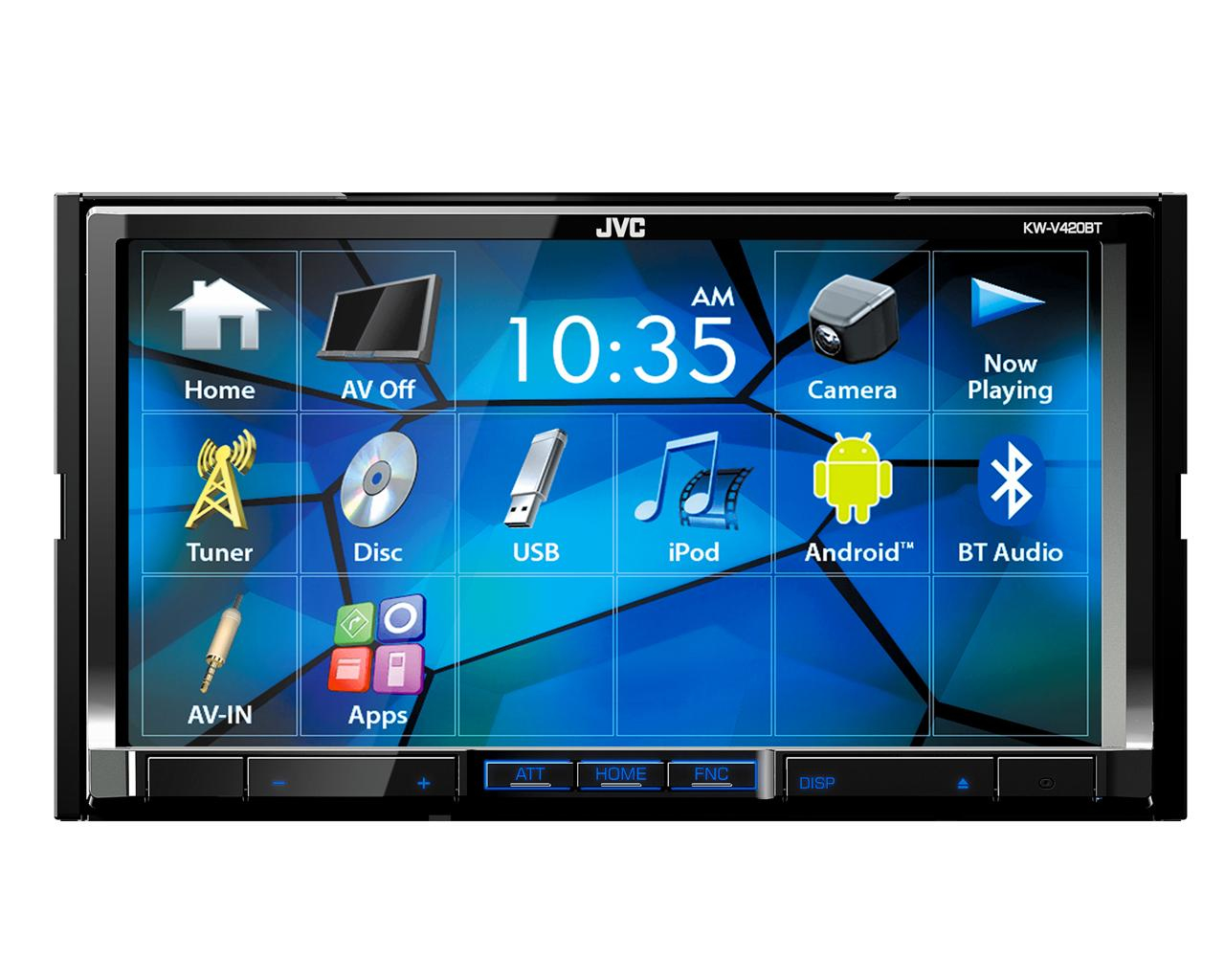 JVC KW-V420BTE car media receiver Black – image 3