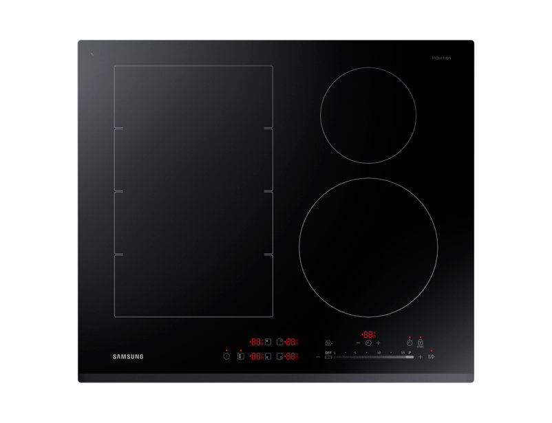 Samsung NZ64K7757BK hob Black Built-in Zone induction hob 4 zone(s)
