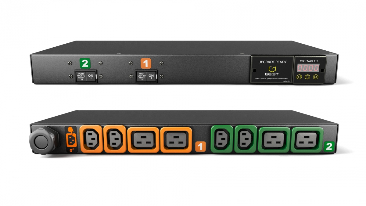Vertiv MG01D1R1-08P443-3PS6C2H10-S power distribution unit (PDU) 8 AC outlet(s) 1U Black