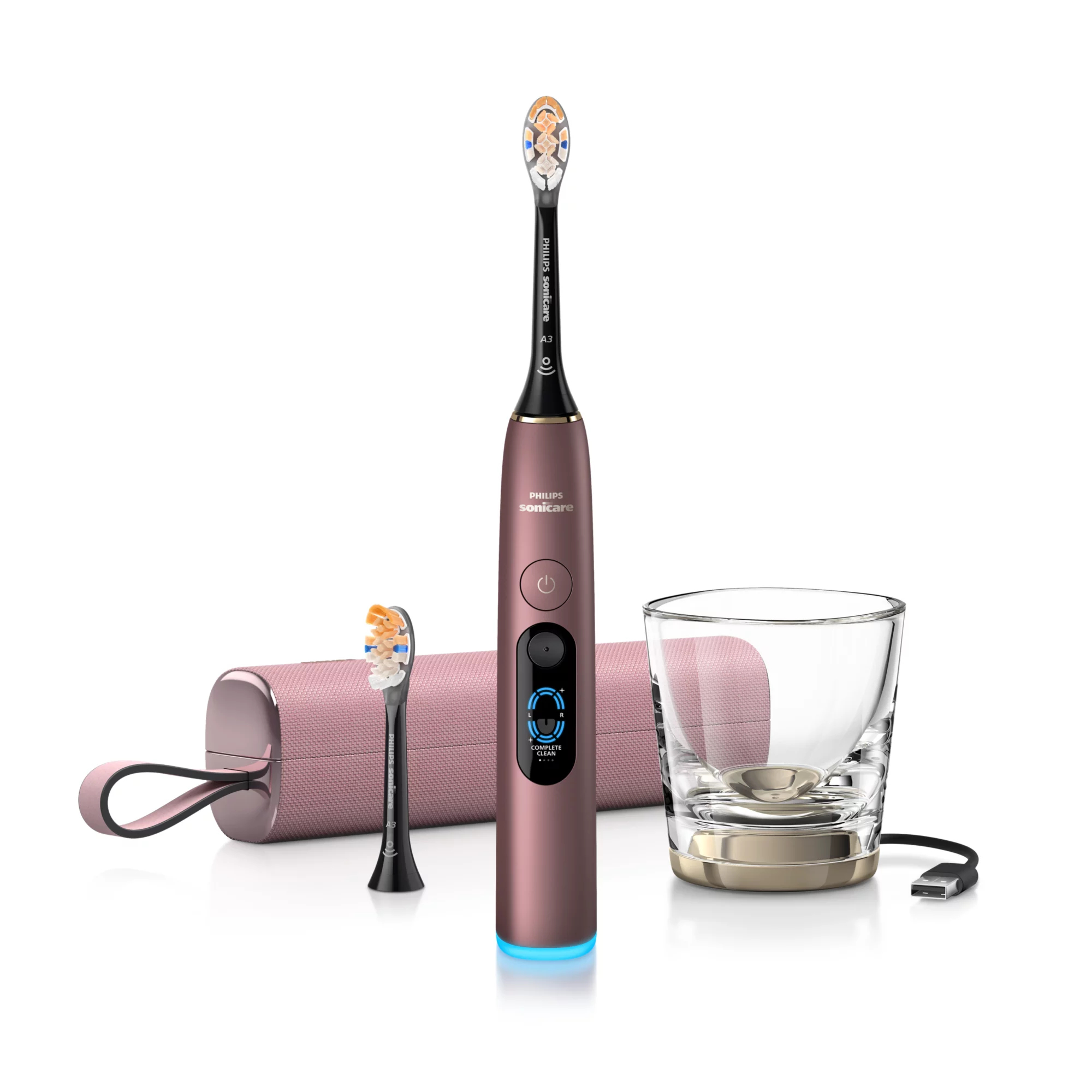 Philips HX9834/95 electric toothbrush Adult Sonic toothbrush Mauve – image 1