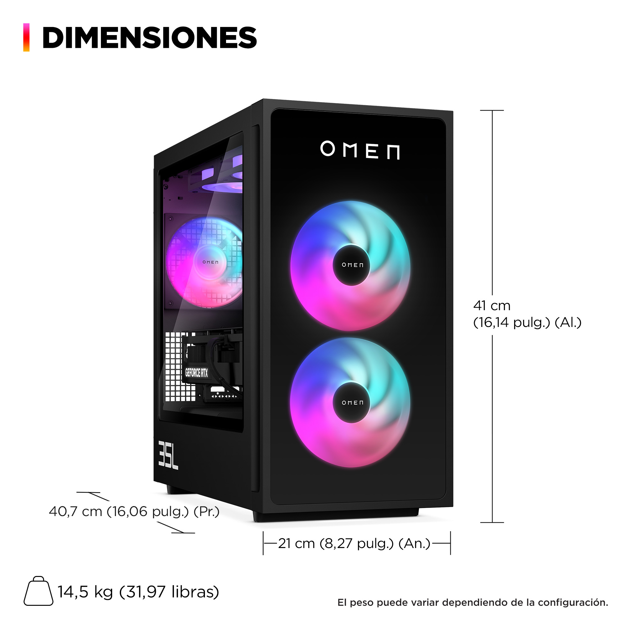 PC gaming OMEN 35L GT16-0116ns - imagen 5