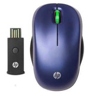 HP WE789AA mouse Ambidextrous RF Wireless Optical 1750 DPI