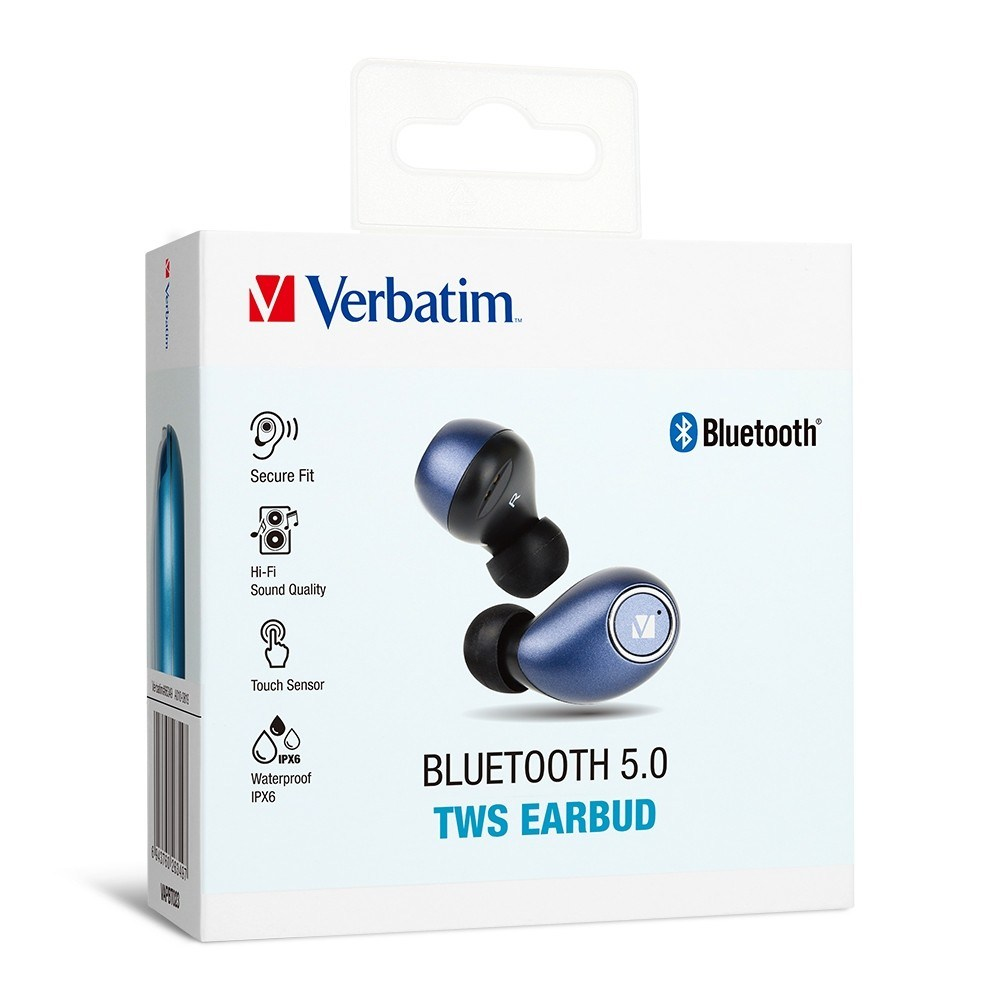 Verbatim 66349 headphones/headset True Wireless Stereo (TWS) In-ear Calls/Music Bluetooth Blue – image 7
