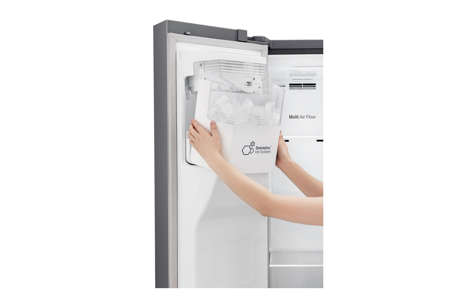 LG GSL480PZXV side-by-side refrigerator Freestanding – image 9