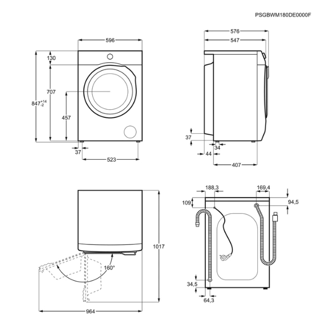 AEG L7FBG841O washing machine Front-load – image 6