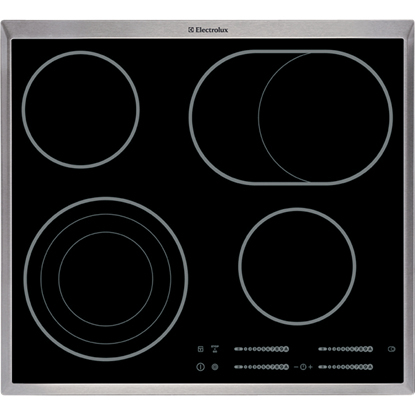 Electrolux EHS60210X hob Black Built-in Ceramic hob 4 zone(s)