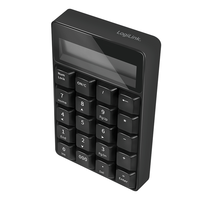 LogiLink ID0200 numeric keypad Laptop Bluetooth Black – image 2