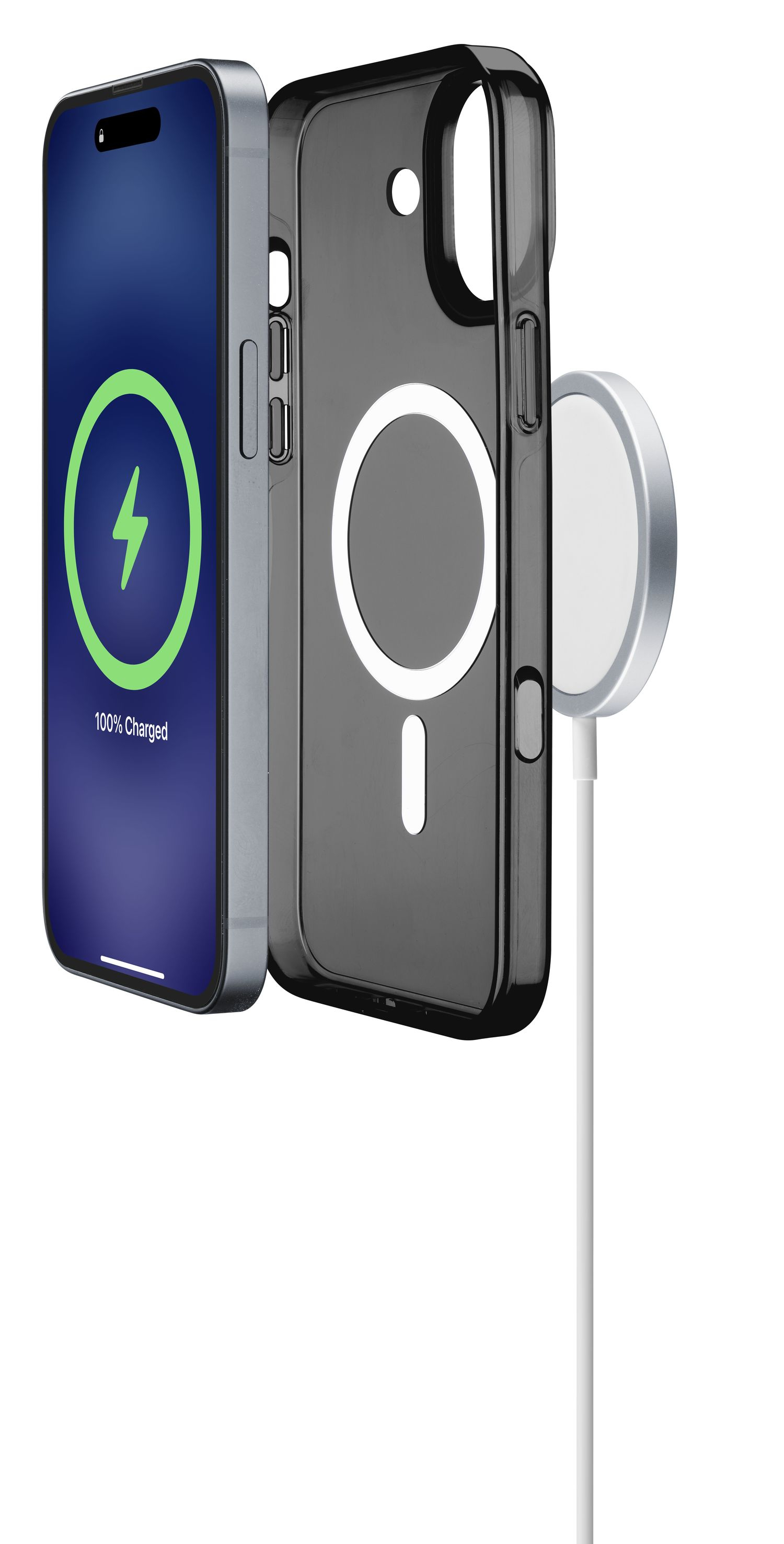 Cellularline Gloss Mag - iPhone 16 Magnetic case for charging and attaching to the MagSafe charger – image 4