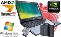 Fujitsu AMILO Xa 2528, 17", AMD X2 TL-64, 3GB, 500GB SATA