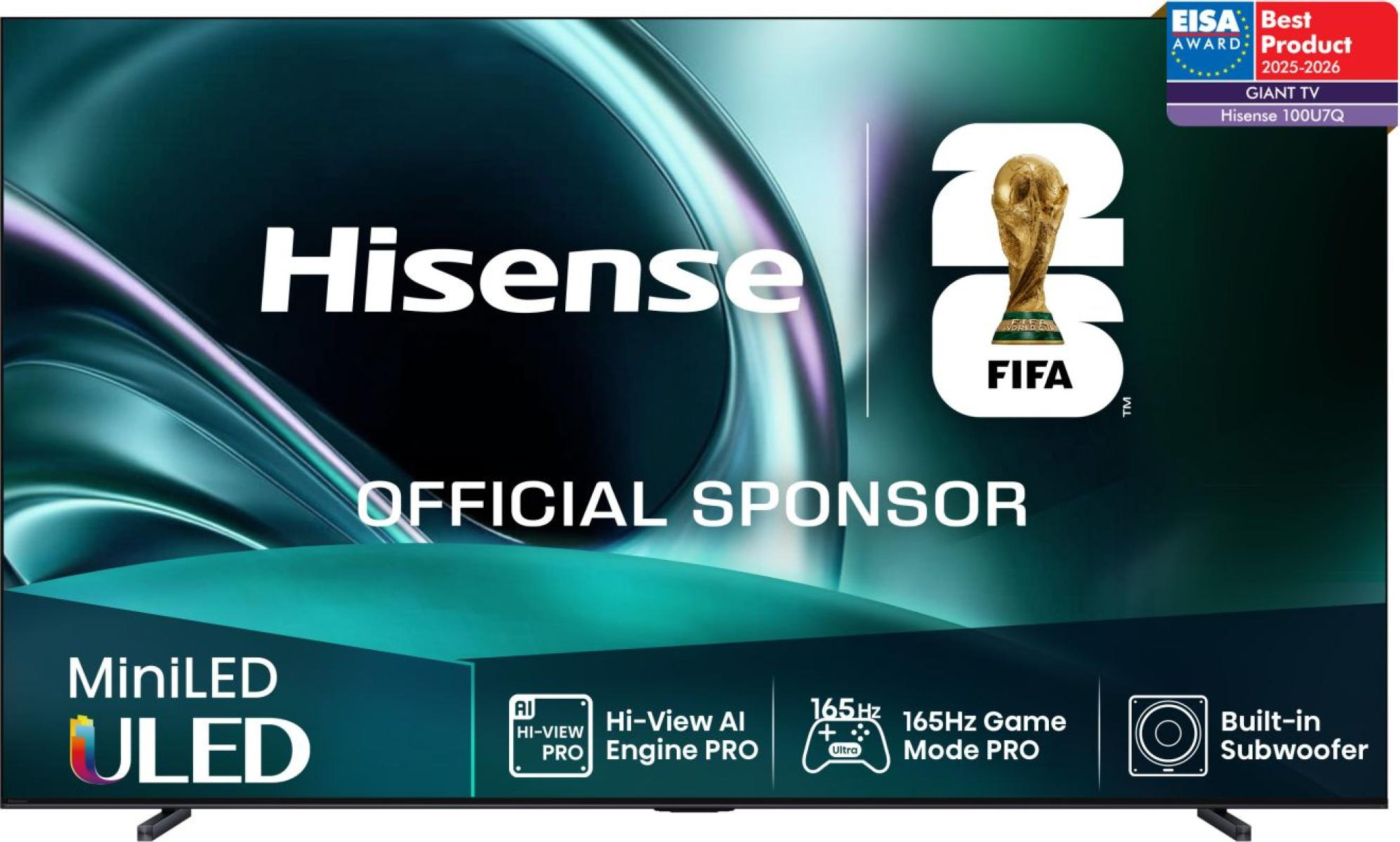 TV Hisense Mini LED 100U7Q 253 cm 2025 — photo 1
