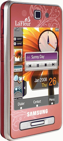 Samsung Tocco 7.11 cm (2.8") 106 g Red – image 2