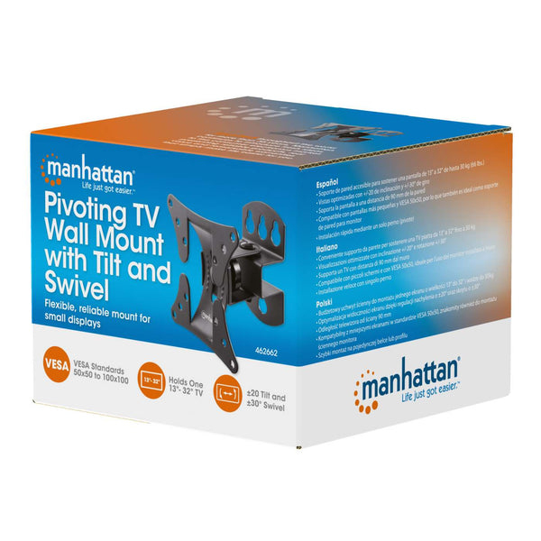 Manhattan Pivoting Wall Mount for TV & Monitors (Tilt and Swivel), For screens – image 2