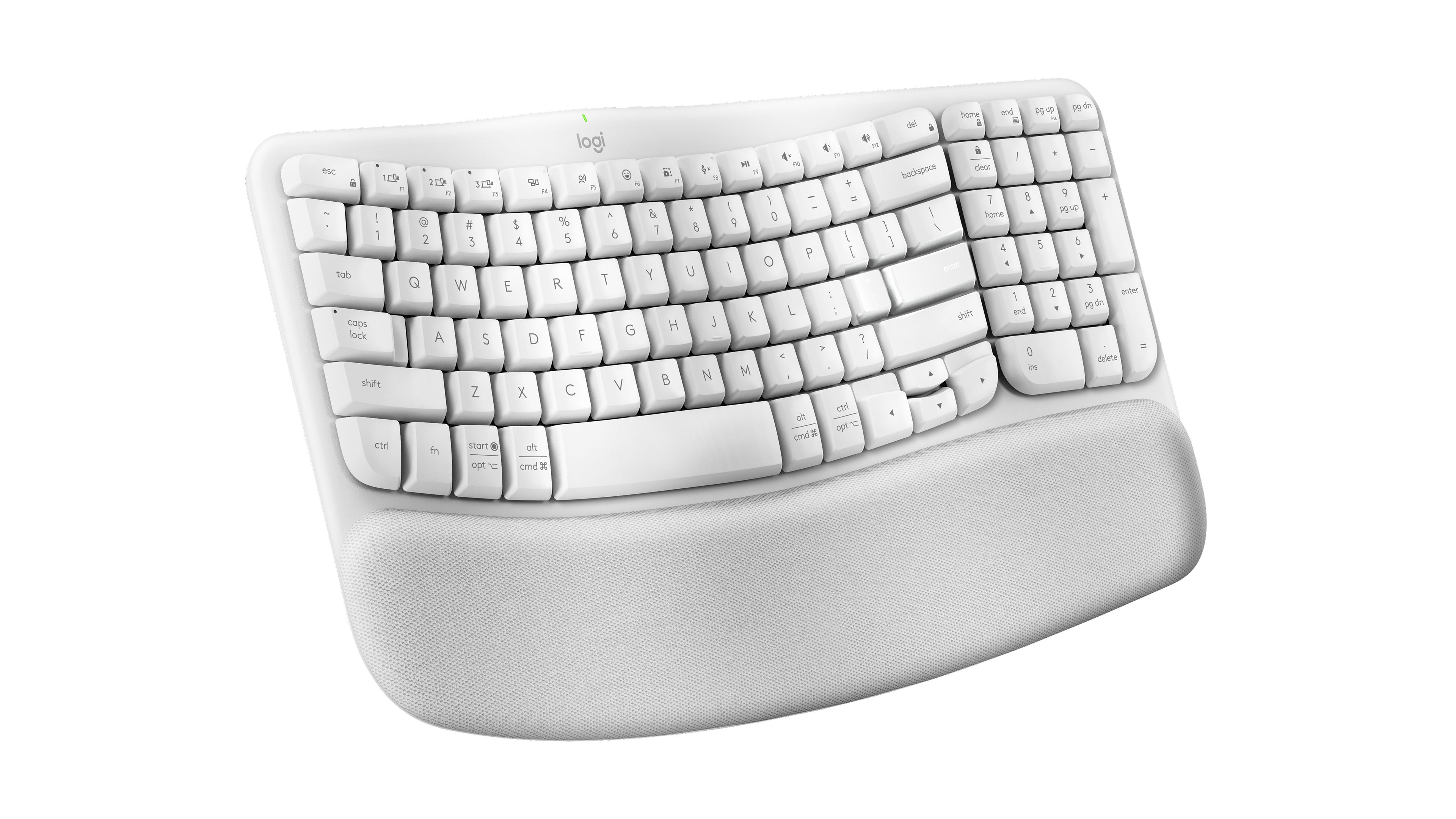 Teclado Logitech Wave Keys Blanco