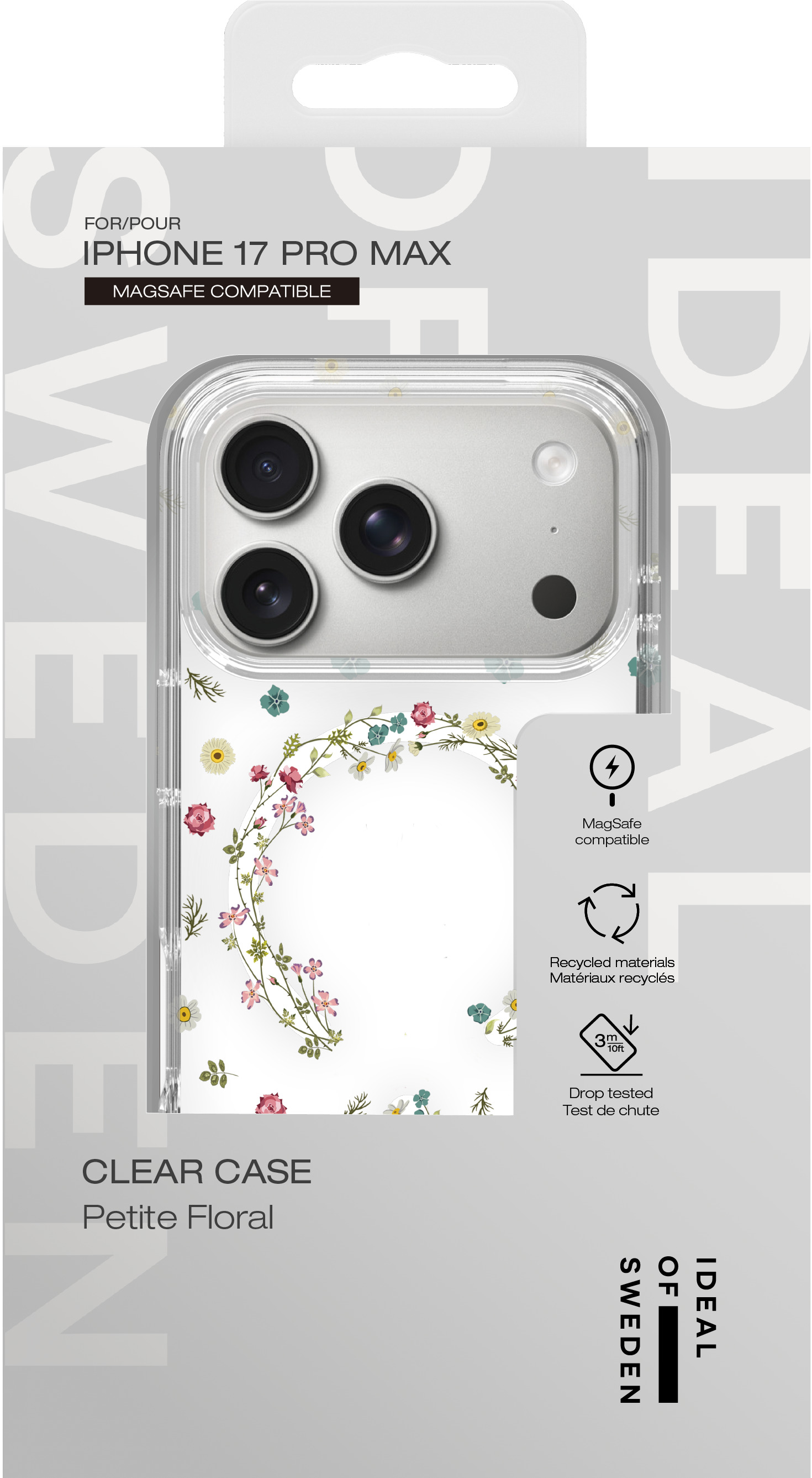 iDeal of Sweden Clear Case MagSafe iPhone 17 Pro Max Petite Floral – image 4