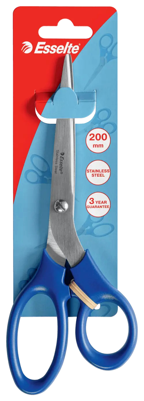 Esselte 82120 tijera de escritorio y manualidades Universal Corte recto Azul