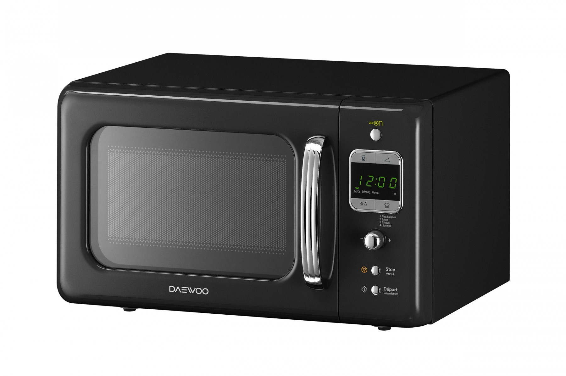 Daewoo KOR-6LBRBK Black Solo microwave Countertop – image 2