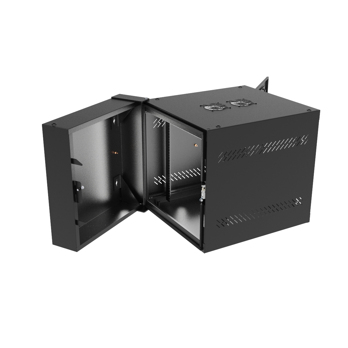 Vertiv GL24WDM-B-AF rack cabinet 11U Wall mounted rack Black – image 4