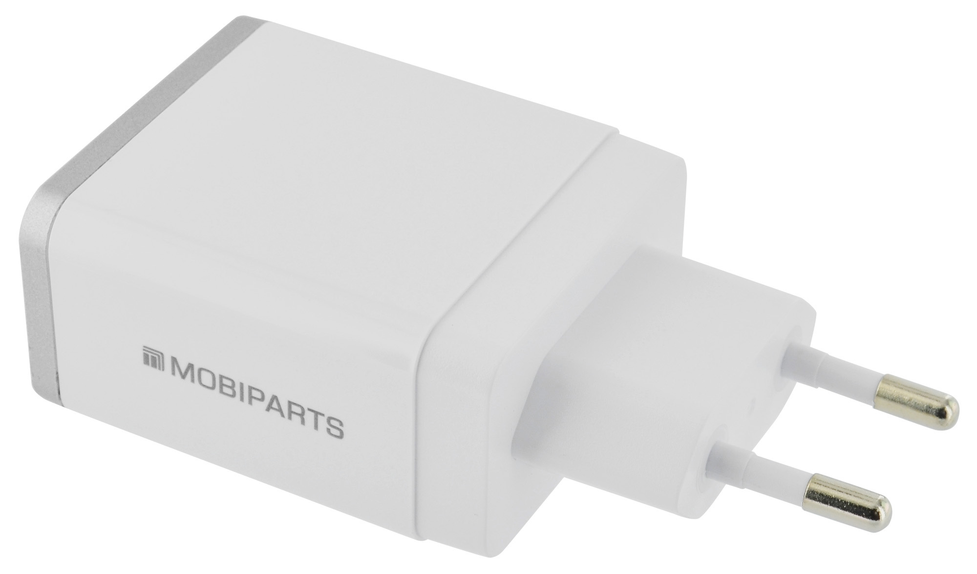 Mobiparts Wall Charger Dual USB 2.4A + Micro USB Cable White – image 2