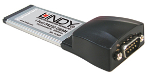 Lindy RS-232 Card - 1 Port, ExpressCard/34