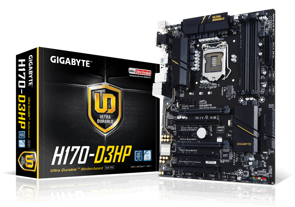 GIGABYTE GA-H170-D3HP motherboard Intel® H170 LGA 1151 (Socket H4) ATX – image 4