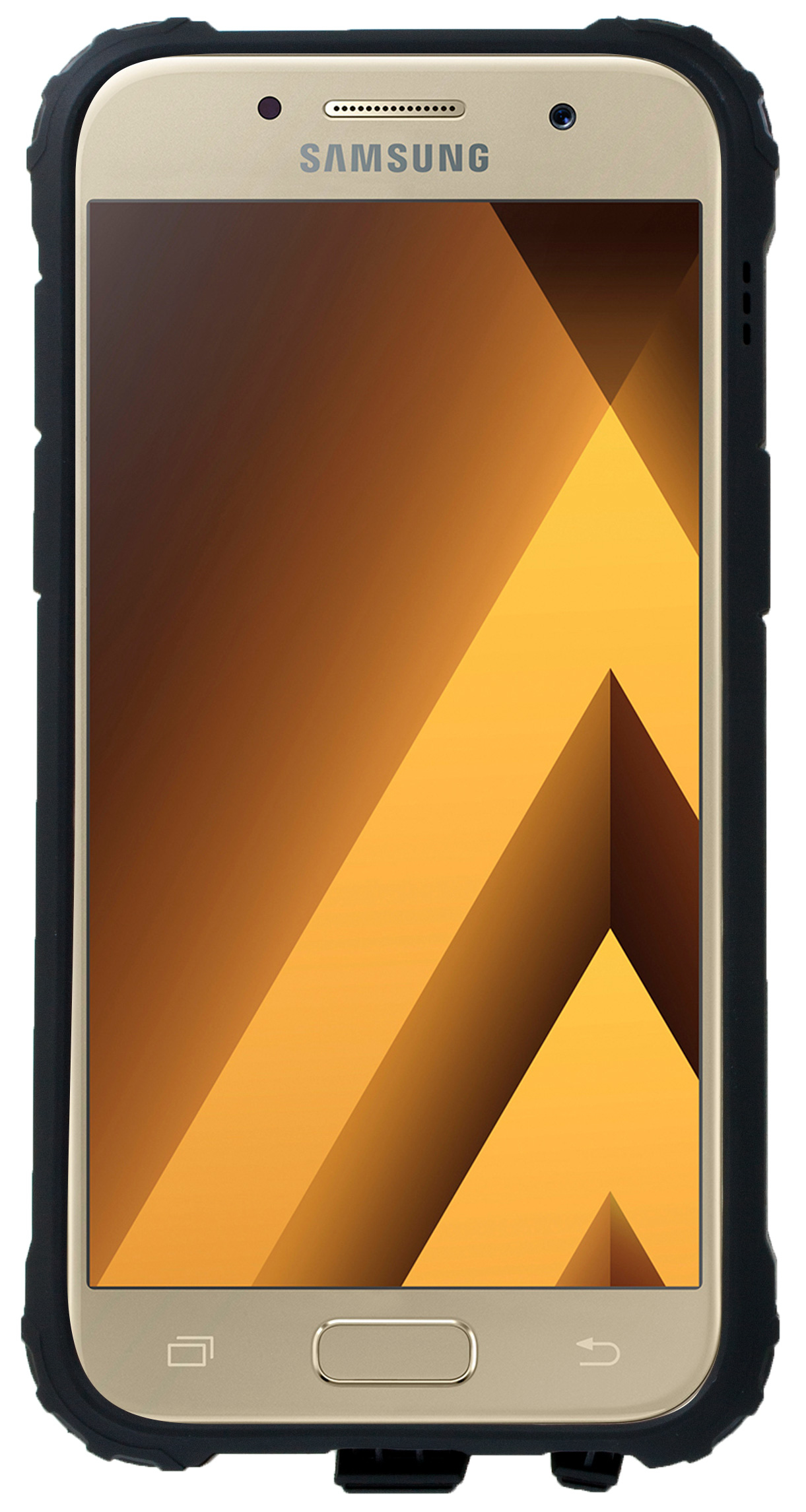 Mobiparts Rugged Shield Case Samsung Galaxy A3 (2017) Black – image 2