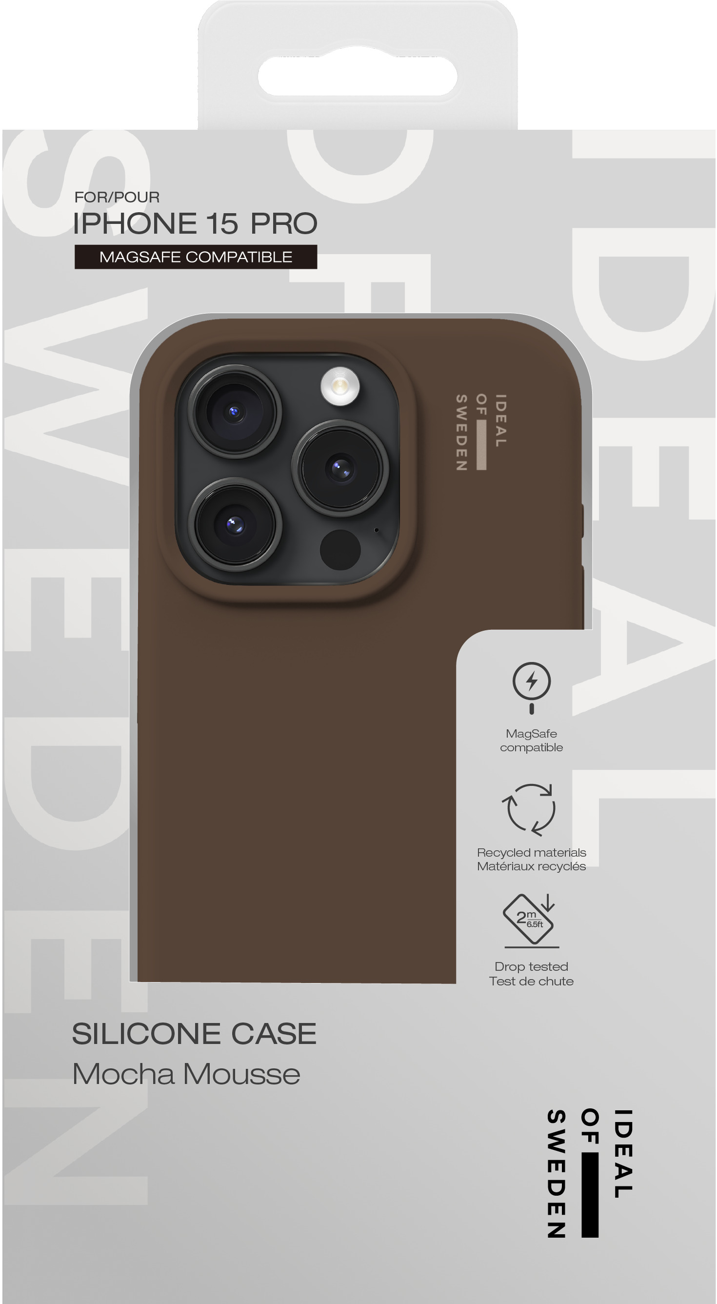 iDeal of Sweden Silicone Case MagSafe iPhone 15 Pro Mocha Mousse – image 5