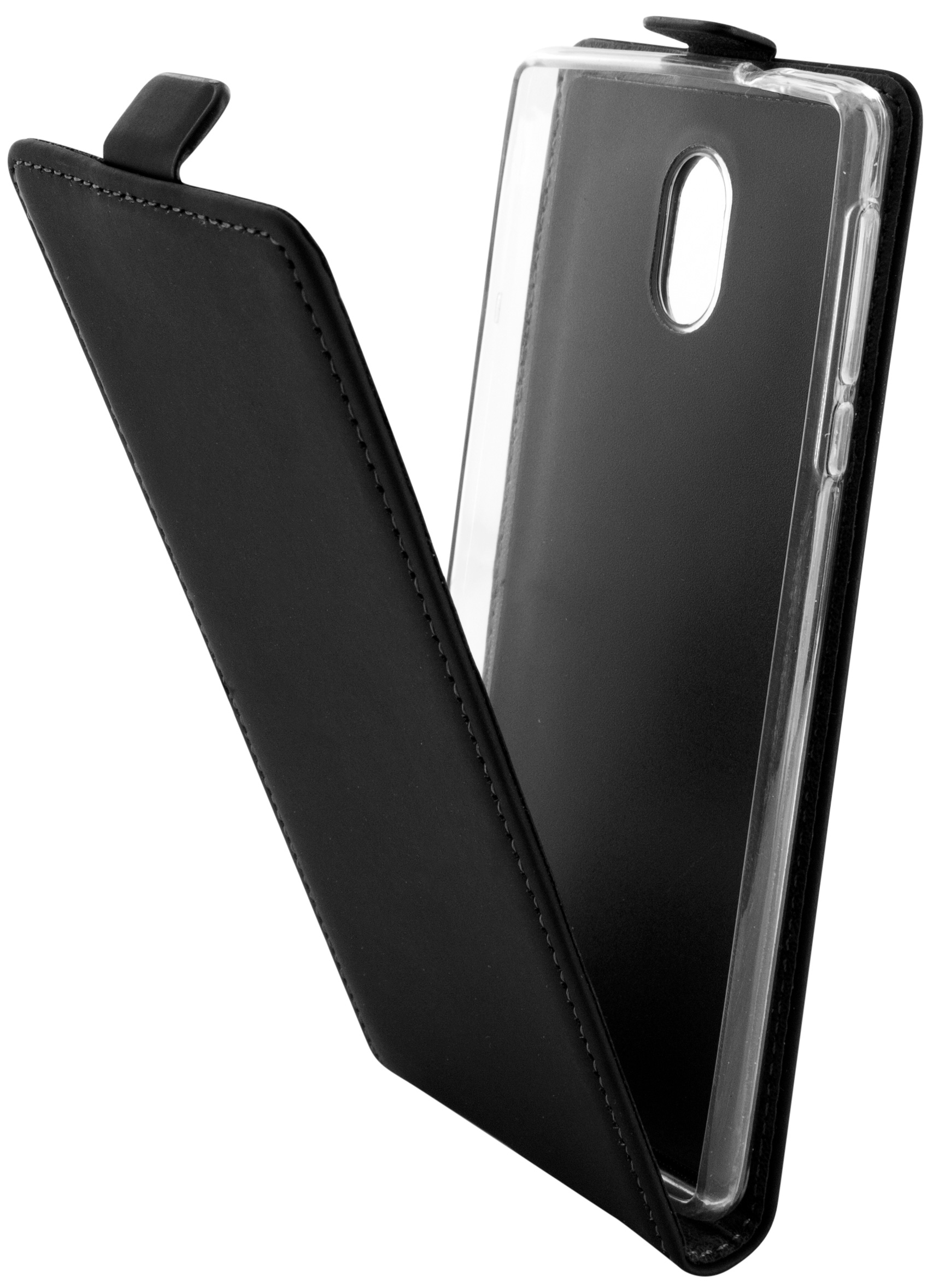 Mobiparts Premium Flip TPU Case Nokia 3 Black – image 1