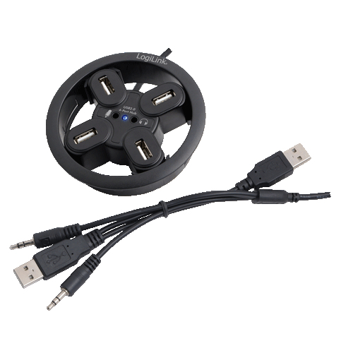 LogiLink UA0159 interface hub 480 Mbit/s