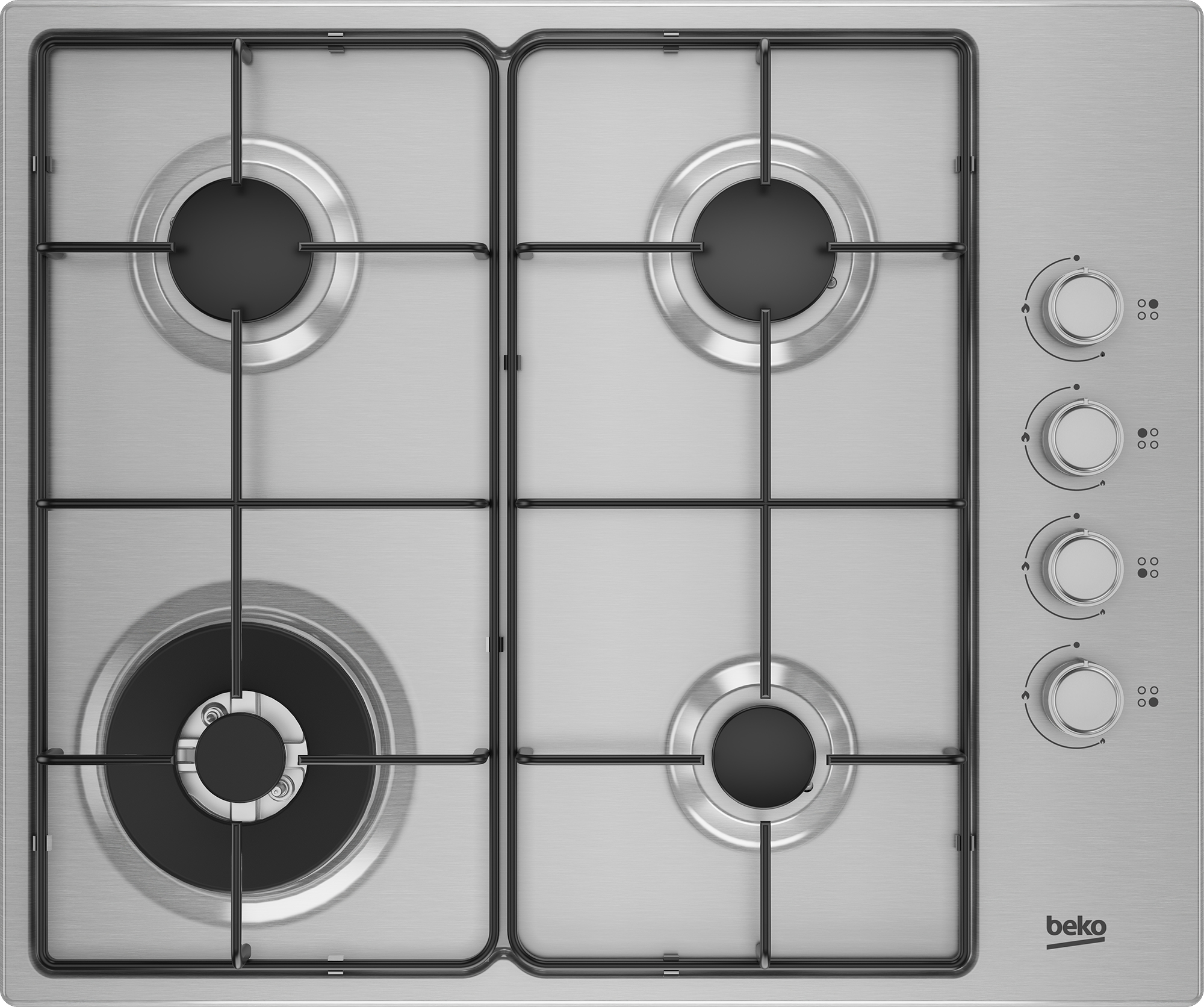 Beko HIBG64123SX hob Stainless steel Built-in – image 7