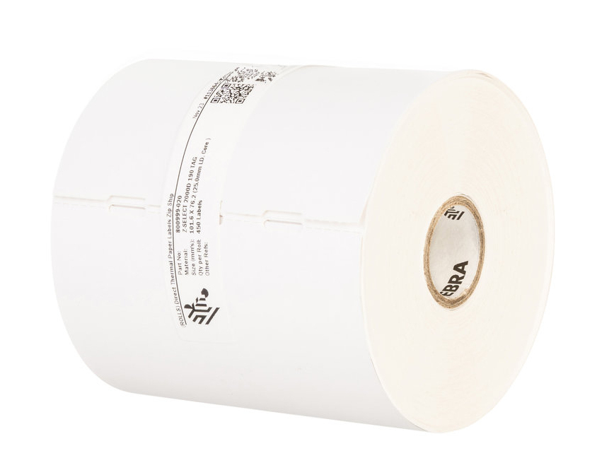 Zebra Z-Select 2000D White Self-adhesive printer label