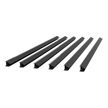 APC NetShelter - Rack mounting rails - lighting, 1000 mm - black (pack of 6)